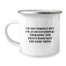Funny Occupational Therapist Gifts from Friends for Birthday Unique Camping Mug - I'm Not Perfect But I'm An Occupational Therapist And That's Basically The Same Thing - Image 1