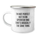 Funny Operator Gifts from Men, Unique Christmas Unique Gifts for Operator Friends, Operator Camping Mug with I'm Not Perfect But I'm An Operator And That's Basically The Same Thing - Image 1