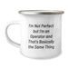 Funny Operator Gifts from Friends to Operator Lovers, Camping Mugs for Men Women Christmas Unique Presents - Image 1