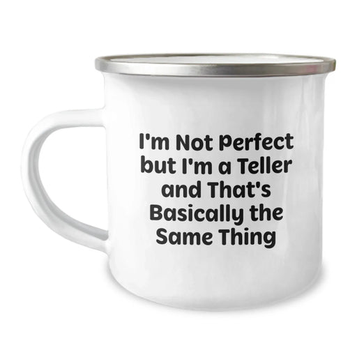 Funny Teller Gifts for Friends, Birthday Unique Gifts from Men to Teller, Teller Camping Mug - Image 1