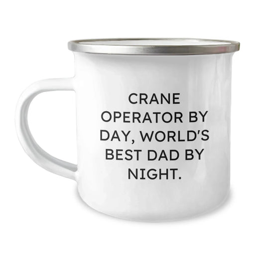 Crane Operator Gifts, Funny Quote, Camping Mug, Birthday Unique - Image 1