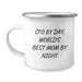 Funny CFO Gifts for Men from World's Best Mom - 'Cfo By Day, World's Best Mom By Night' Graduation Unique Gifts, Camping Mug for CFO - Image 1