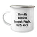 Funny American Longhair Cat Camping Mug Gifts for Friends from Men, Unique Christmas Unique Gifts - Image 1