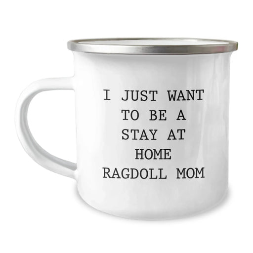 Funny Quote Gifts from Family for Ragdoll Cat Lovers - Camping Mug for Birthday - Image 1