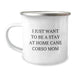 Cane Corso Dog Mom, Camping Mug, Birthday Unique Gifts for Her from Family, 'I Just Want To Be A Stay At Home Cane Corso Mom' - Image 1