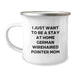 A Funny German Wirehaired Pointer Dog Mom's Camping Mug Gifts from Friends for German Wirehaired Pointer Dog Owners at Christmas - Image 1
