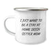 Funny Irish Setter Dog Gifts from Friends for Birthday Unique Mugs - 'I Just Want To Be A Stay At Home Mom' Quote - Image 1