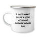 Funny Afghan Hound Dog Gifts from Dad - I Just Want To Be A Stay At Home Afghan Hound Dad Camping Mug for Afghan Hound Dog Lovers - Christmas Unique Gifts for Men - Image 1