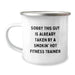 Funny Fitness Trainer Gifts for Men, Birthday Unique Gifts from Friends, Funny Camping Mug for Fitness Enthusiast - Image 1