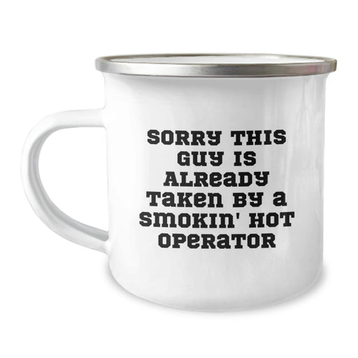Funny Operator Gifts for Men, Smokin' Hot Operator Christmas Unique Mugs from Friends - Image 1