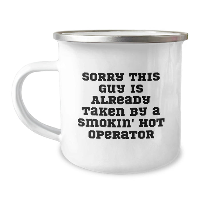 Funny Operator Gifts for Men, Smokin' Hot Operator Christmas Unique Mugs from Friends - Image 1
