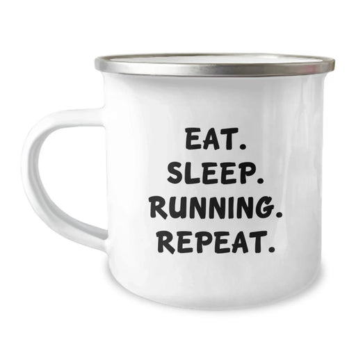Funny Running Camping Mugs Gifts from Men to Running Friends for Christmas - Image 1