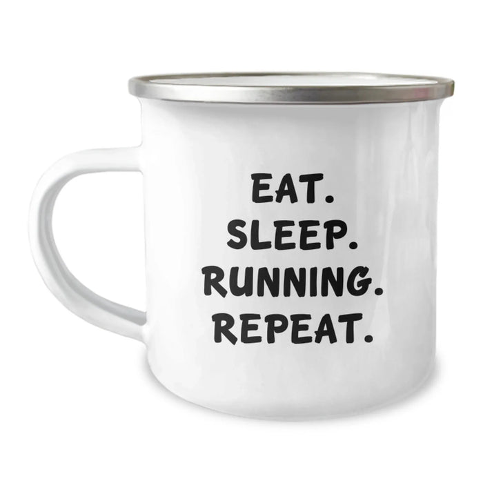 Funny Running Camping Mugs Gifts from Men to Running Friends for Christmas - Image 1