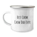 Chow Chow Dog Camping Mug Gifts from Dad to Best Chow Chow Dad Ever Birthday Unique - Image 1