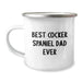 Funny Cocker Spaniel Dog Gifts for Men, Best Dad Ever Camping Mug - Birthday Unique Gift from Men for Cocker Spaniel Dog Lover - Image 1