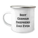 Funny German Shepherd Dog Gifts for Men Dad Birthday Unique Camping Mug from Son Daughter Friend - Image 1