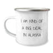 Alaska Gifts for Men from Friends, I Am Kind of a Prime Selection in Alaska Stainless Steel Camping Mug, Unique Graduation Gifts, Funny Quote - Image 1