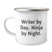Funny Writer Gifts from Men, Funny Camping Mugs for Writers, Christmas Unique Gifts for Writers - Image 1