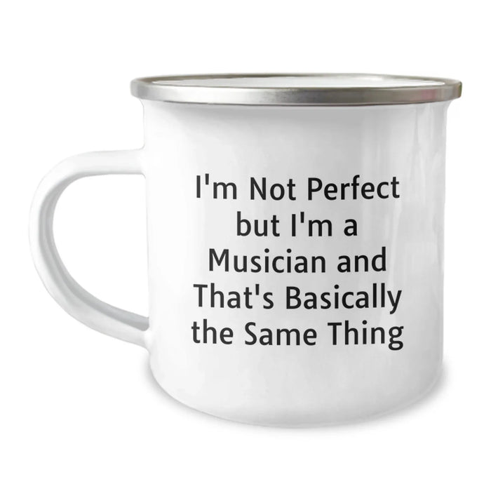 Funny Musician Gifts for Men, Inspirational Quote Camping Mug, Gifts from Friends, Unique Graduation Present for Musician - Image 1
