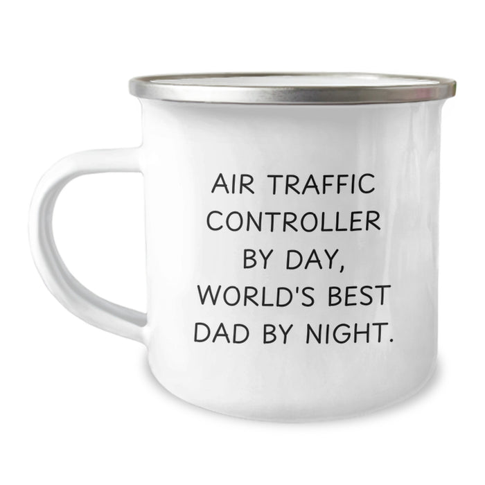 Air Traffic Controller Gifts, Funny Camping Mug for Birthday, Gifts from Dad, Gifts for Air Traffic Controller - Image 1