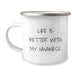 Funny Havanese Dog Camping Mug Gifts from Family for Birthday Unique Presents - Image 1
