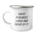 Great Pyrenees Dog Lover Funny Camping Mug Gifts from Men Friends to Great Pyrenees Dog Owners Birthday Unique Gifts - Image 1