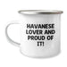 Havanese Dog Lover Gifts for Men, Funny Camping Mugs for Havanese Dog Owners, Unique Birthday Unique Gifts from Friends to Havanese Dog Enthusiasts - Image 1