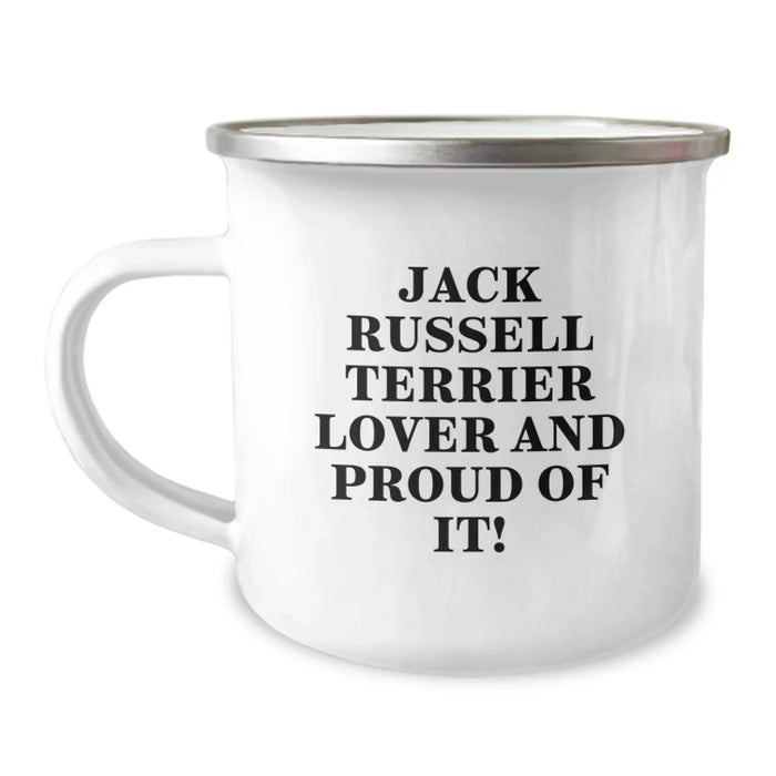 Funny Jack Russell Terrier Dog Lover Gifts from Friends and Family, Birthday Unique Gifts for Him or Her, Camping Mug for Jack Russell Terrier Enthusiasts and Outdoor Lovers - Image 1