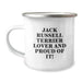 Funny Jack Russell Terrier Dog Lover Gifts from Friends and Family, Birthday Unique Gifts for Him or Her, Camping Mug for Jack Russell Terrier Enthusiasts and Outdoor Lovers - Image 1