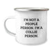 Funny Collie Dog Lover Gifts from Friends for Birthday Unique Celebrations Camping Mug - Image 1