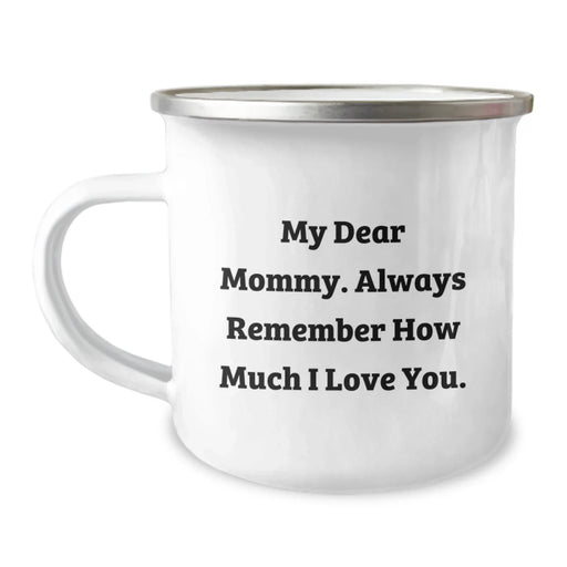 Funny Mommy Camping Mug Gifts from Dad to Mommy on Christmas Unique Ideas - Image 1