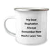 Funny Stepfather Gifts, Unique Camping Mug for Christmas, My Dear Stepfather, Always Remember How Much I Love You. - Image 1