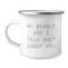Funny Beagle Dog Camping Mug Gifts from Family for Men Women Friends Coworkers on Christmas Unique Gift - Image 1