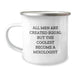 Funny Mixologist Gifts for Men, 'All Men Are Created Equal But The Coolest Become A Mixologist' Camping Mug, Unique Christmas Unique Gifts for Friends, Family, Coworkers - Image 1