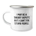Funny Sheriff Deputy Gifts from Men, Christmas Unique Mugs with I May Be A Sheriff Deputy, But I Can't Fix Stupid People. Quote for Sheriff Deputy Enthusiasts - Image 1