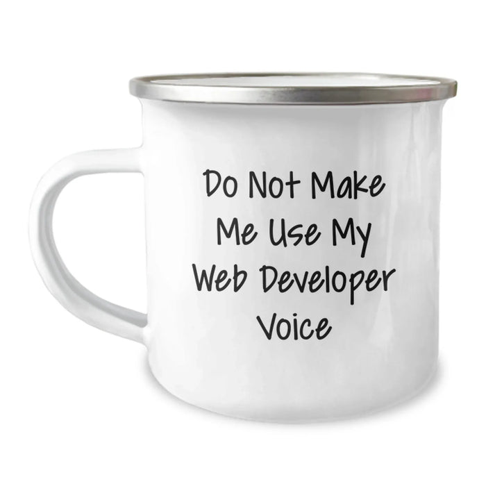 Funny Web Developer Gifts for Men, Unique Christmas Unique Gifts from Husband to Wife, Funny Camping Mug for Web Developer Friends - Image 1