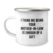Funny Mom-in-law Gifts from Family - I Think Me Being Your Mom-in-law Is Enough Of A Gift Christmas Unique Mug - Image 1