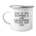 Funny Law Enforcement Officer Gifts, Unique Camping Mug for Law Enforcement Officer, Look At You Becoming a Law Enforcement Officer and Shit, Gifts from Family to Law Enforcement Officer on Birthday - Image 1