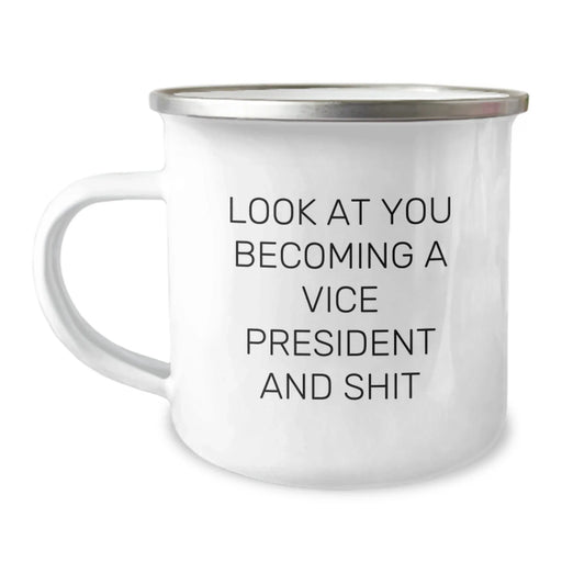Funny Vice President Camping Mug Gifts from Friends to Vice President Graduation Unique Celebrations - Image 1