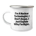 Funny Nuclear Technologist Gifts for Men - 'I Don't Argue' Camping Mug, Perfect Unique Christmas Memorable Presents from Friends and Family - Image 1