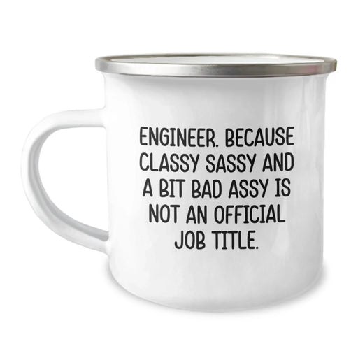 Engineer Gifts from Friends for Christmas - Funny Camping Mug, Engineer Mug, Unique Christmas Unique Gifts for Men, Engineer Appreciation - Image 1
