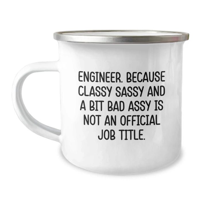 Engineer Gifts from Friends for Christmas - Funny Camping Mug, Engineer Mug, Unique Christmas Unique Gifts for Men, Engineer Appreciation - Image 1