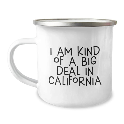 California Camping Mug - Funny Quote, Gifts from Men to Friends in California, Christmas Unique Gifts - Image 1