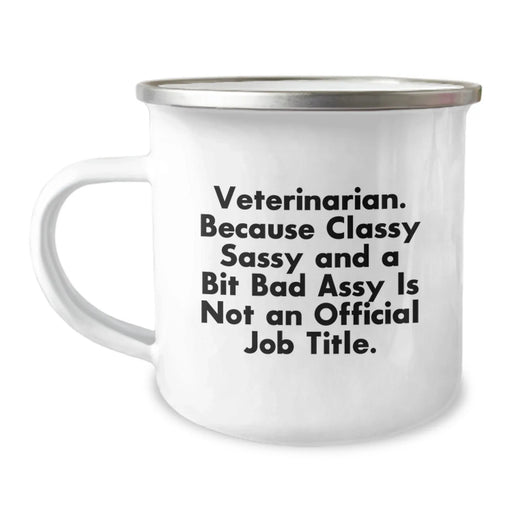 Funny Veterinarian Gifts from Men to Women, Camping Mug for Christmas Unique Presents - Image 1