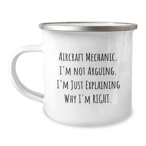 Aircraft Mechanic Funny Mugs Gifts from Men for Their Aircraft Mechanic Friends on Valentine's Unique Gifts - Image 1