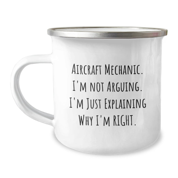 Aircraft Mechanic Funny Mugs Gifts from Men for Their Aircraft Mechanic Friends on Valentine's Unique Gifts - Image 1