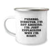 Funeral Director Gifts from Friends for Christmas - Funny Camping Mug with quote 'I'm Not Arguing. I'm Just Explaining Why I'm Right.' - Image 1