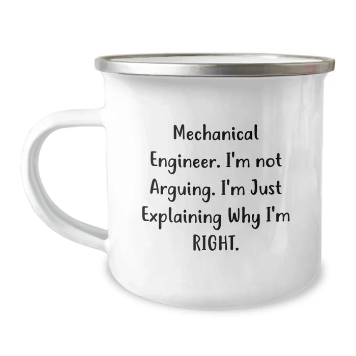 Funny Mechanical Engineer Gift, Birthday Unique Gifts from Friends to Mechanical Engineer, Camping Mug for Men - Image 1