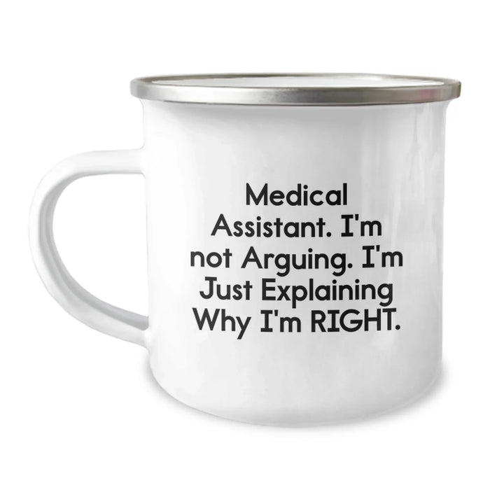 Funny Medical Assistant Gifts from Friends - Medical Assistant Camping Mug for Valentine's Unique Gifts - Image 1
