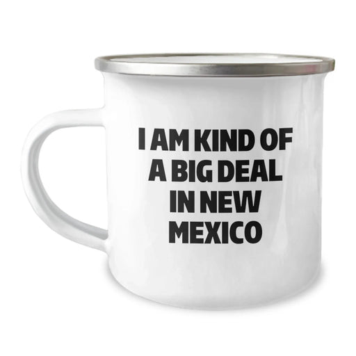 Funny New Mexico Gifts for Men, Camping Mug with 'I Am Kind of a Prime Selection in New Mexico' Quote, Gifts from Friends and Family, Unique Graduation Presents - Image 1